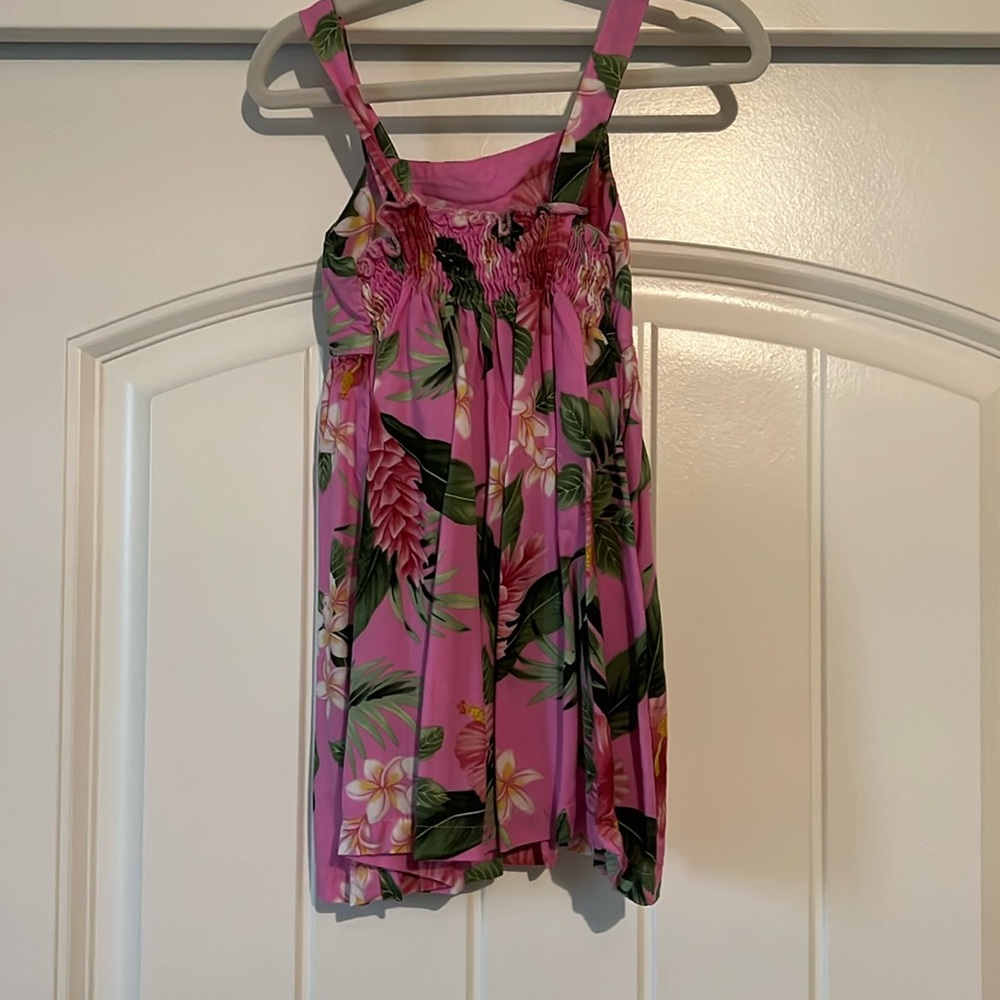 Toddler Plumeria and Hibiscus Dress